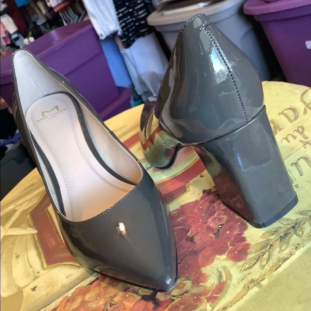 Marc Fisher Ltd Zala Block Heel Pointy Toe Pump - image 5